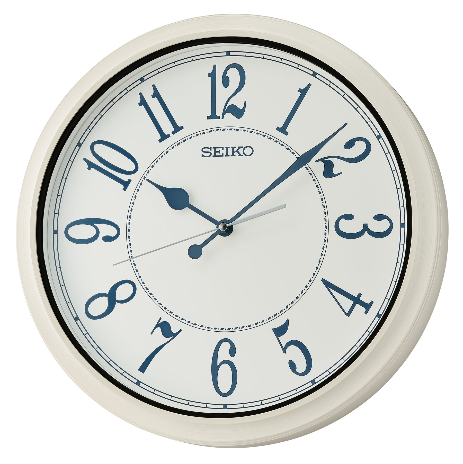 Seiko Round White Quartz Wall Clock QXA801-W