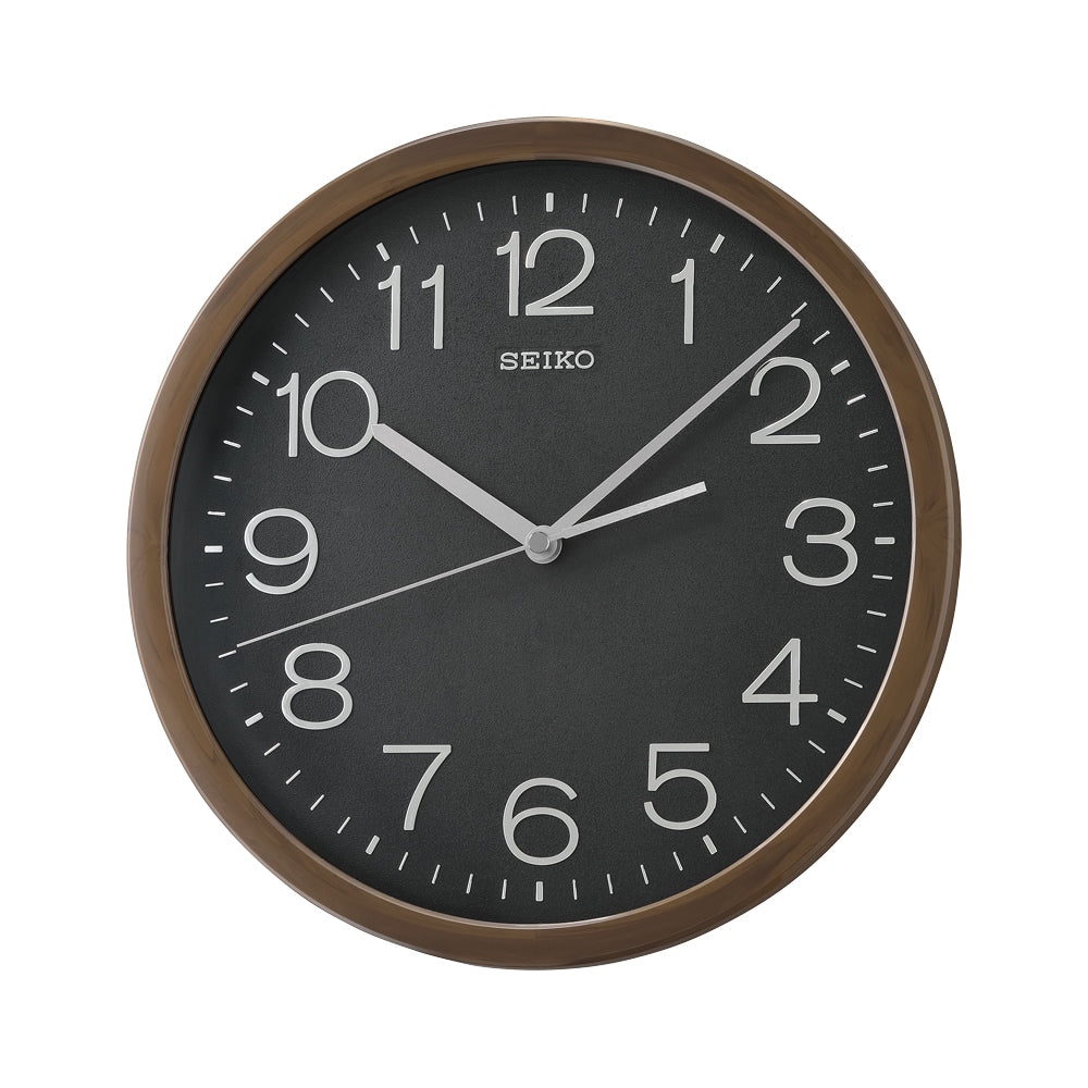 Seiko Round Resin Wall Clock QXA808-A