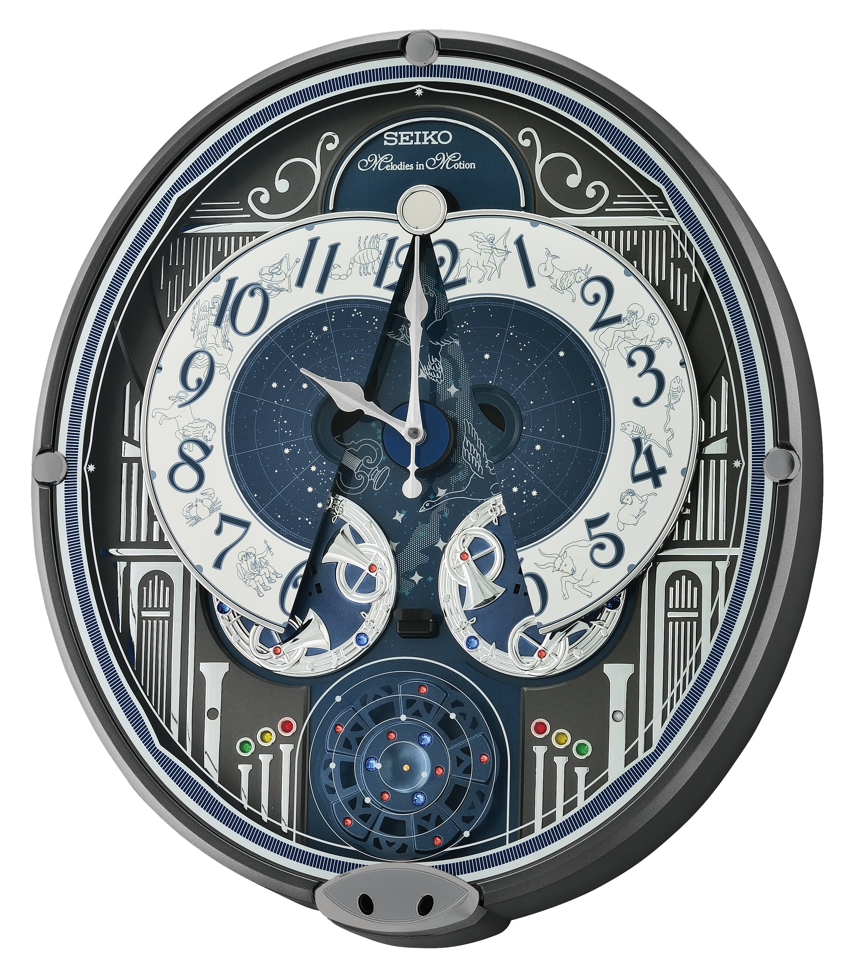 Seiko Oval Musical Wall Quartz Clock QXM393-N – Wallace Bishop
