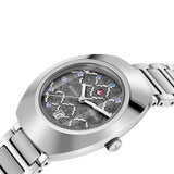Rado DiaStar Original 30mm R12170113 side profile – stainless steel case, polished Ceramos™ bezel, faceted sapphire crystal with anti-reflective coating, 11mm case profile