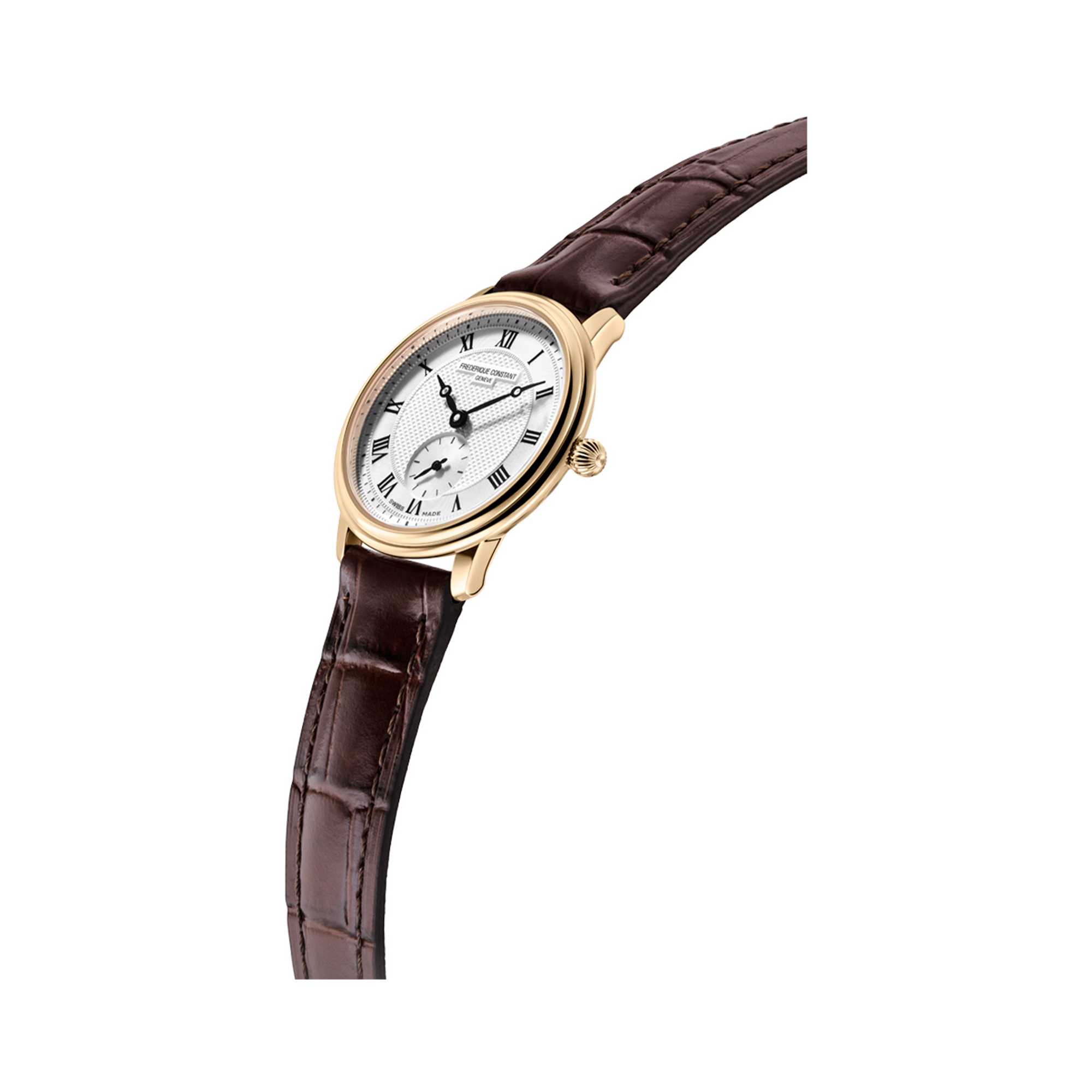 Frederique Constant Women's 28.60mm Stainless Steel & Yellow IP Quartz Watch FC-235M1S5