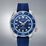 The Seiko Prospex Automatic 45mm Limited Edition Watch SPB543J reveals the dial's sunburst texture and applied markers in close detail.