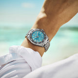 Worn on the wrist, the Seiko Prospex Limited Edition 'Save The Ocean' Automatic Men's 40mm Watch SPB545J sits within proportions suited to most adult male wrist sizes, with a refined heritage dive-watch presence.