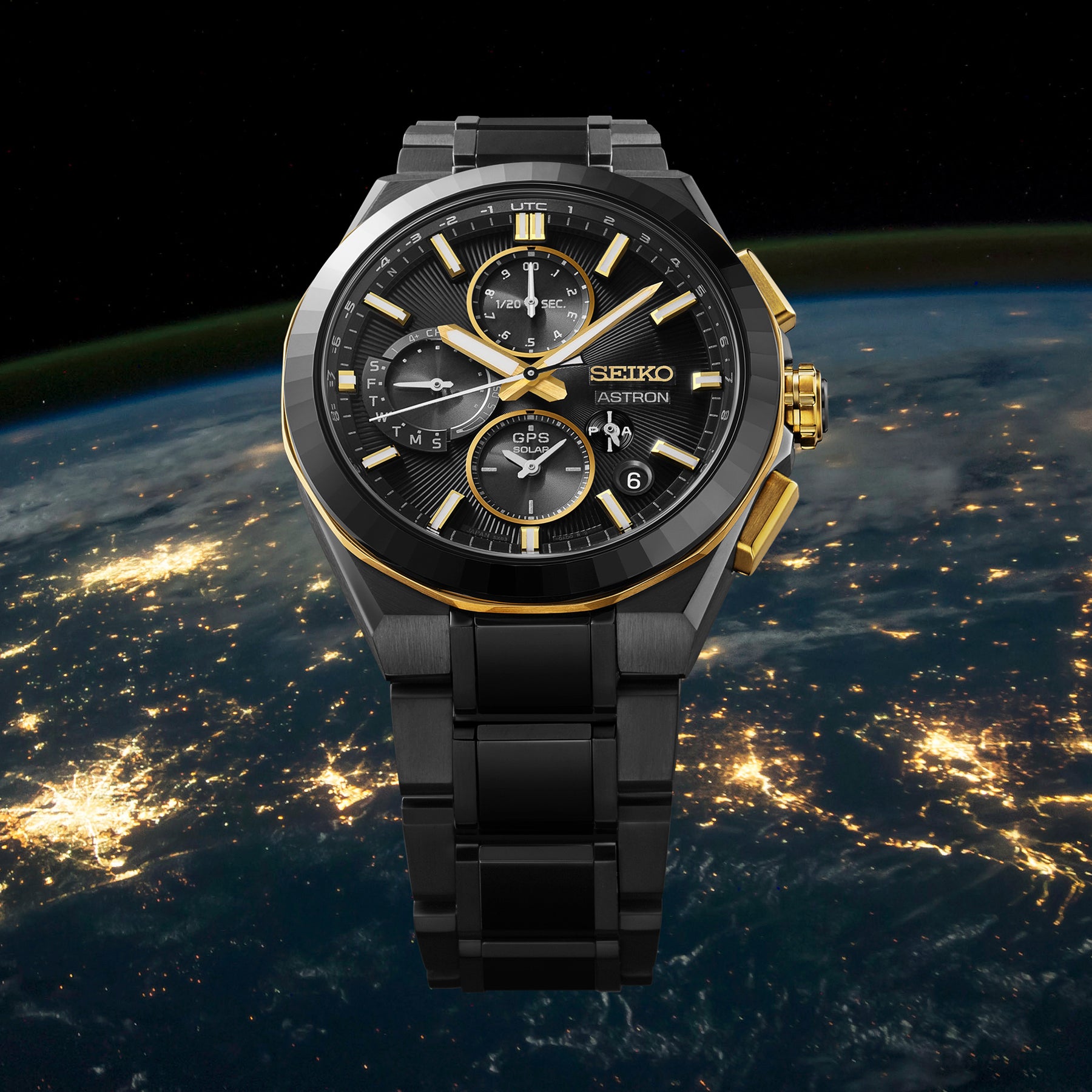 Seiko Astron GPS Solar Kintaro Hattori 43.40mm Limited Edition Watch SSH156J