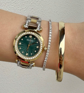 2.00ct TW Diamond Tennis Bracelet in 9ct Yellow Gold