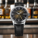 Seiko Presage Men's 40.50mm Automatic GMT Watch SSK039J