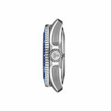 Tissot Seastar 2000 44mm T120.907.17.041.00 side profile – 316L stainless steel case, screw-down crown with helium escape valve, sapphire crystal, blue rubber strap