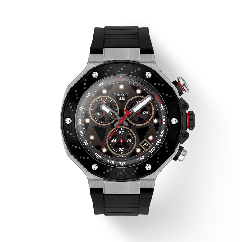Tissot T-Race Quartz Chronograph Men's 45mm Watch T141.417.27.081.00