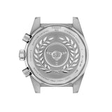 Tissot PR516 Chronograph 40mm T149.417.11.041.01 engraved caseback – 316L stainless steel with PVD coating, Swiss made, water resistant to 100m, model reference engraving