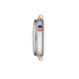 Tissot Désir 29.6mm T152.223.22.036.00 side profile – domed 316L stainless steel case with rose gold PVD coating, sapphire crystal with antireflective coating, two-tone bracelet