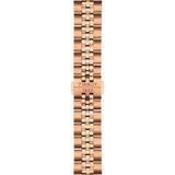 Tissot Ballade 40mm T156.410.33.371.00 bracelet detail – 316L stainless steel bracelet with butterfly clasp, push-buttons and interchangeable quick-release system