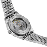 Tissot Visodate 39mm T157.407.11.041.00 see-through caseback – Powermatic 80 automatic movement visible, 316L stainless steel, Swiss made, water resistant to 50m
