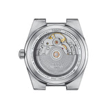 Tissot PRX Gold 35mm T931.207.41.111.00 see-through caseback – Powermatic 80 automatic movement visible, 316L stainless steel, Swiss made, water resistant to 100m