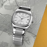 Timex 1983 E Line Automatic 34mm Watch TW2W70800