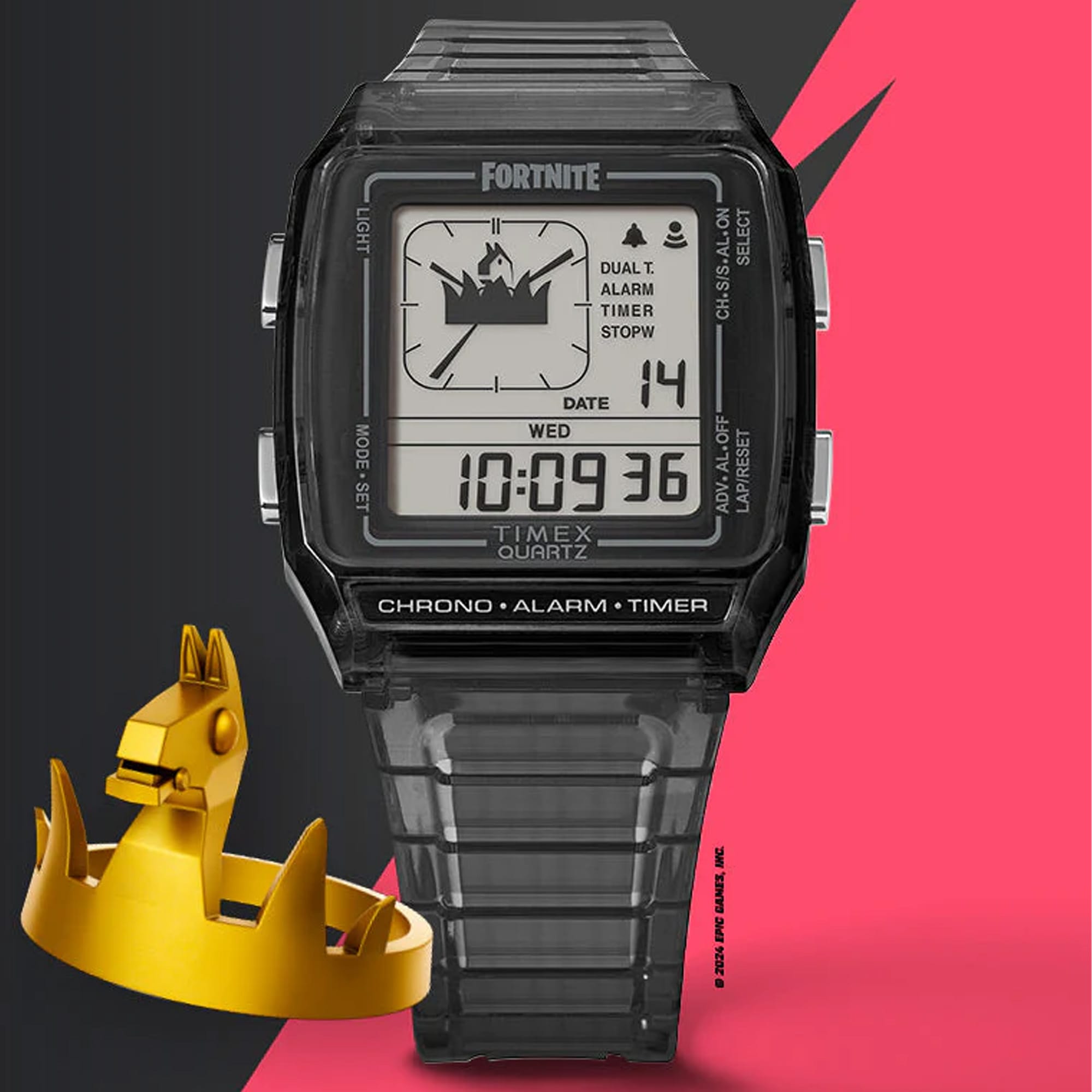 Timex x Fortnite 35mm Resin Quartz Watch TW2W96500