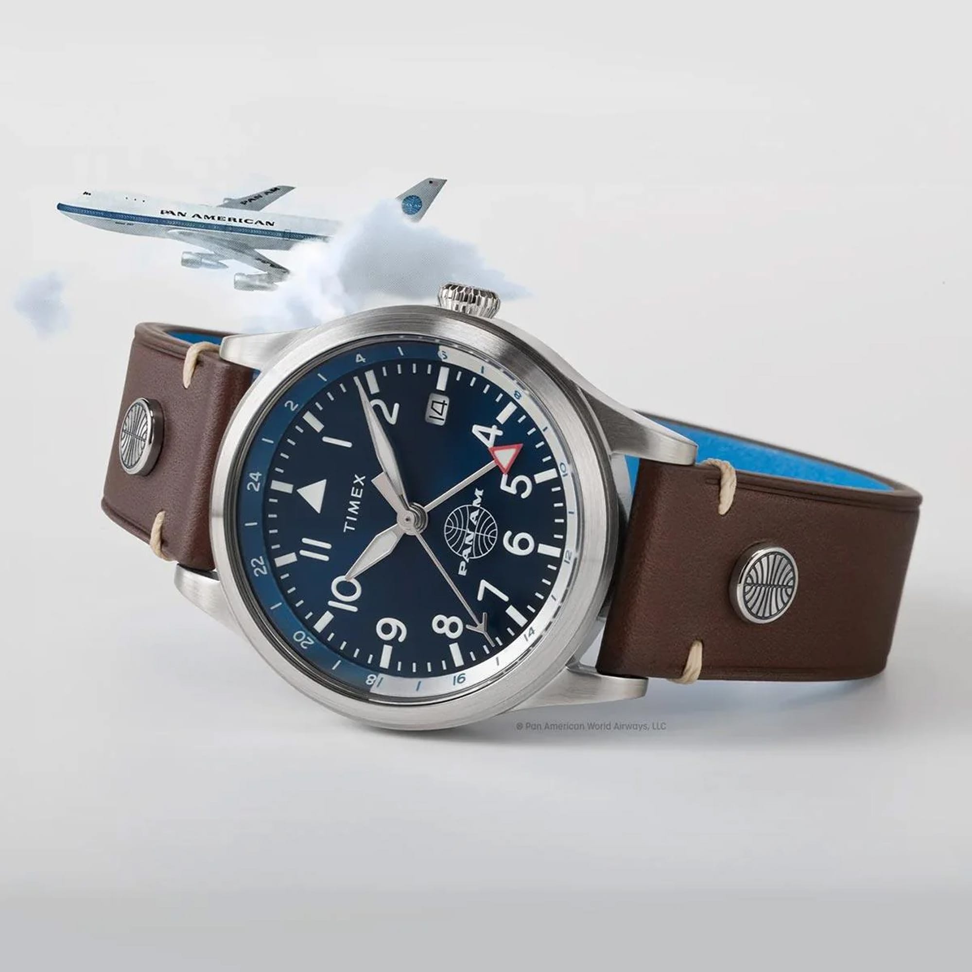 Timex Waterbury x Pan Am® Quartz GMT Watch TW2W97300
