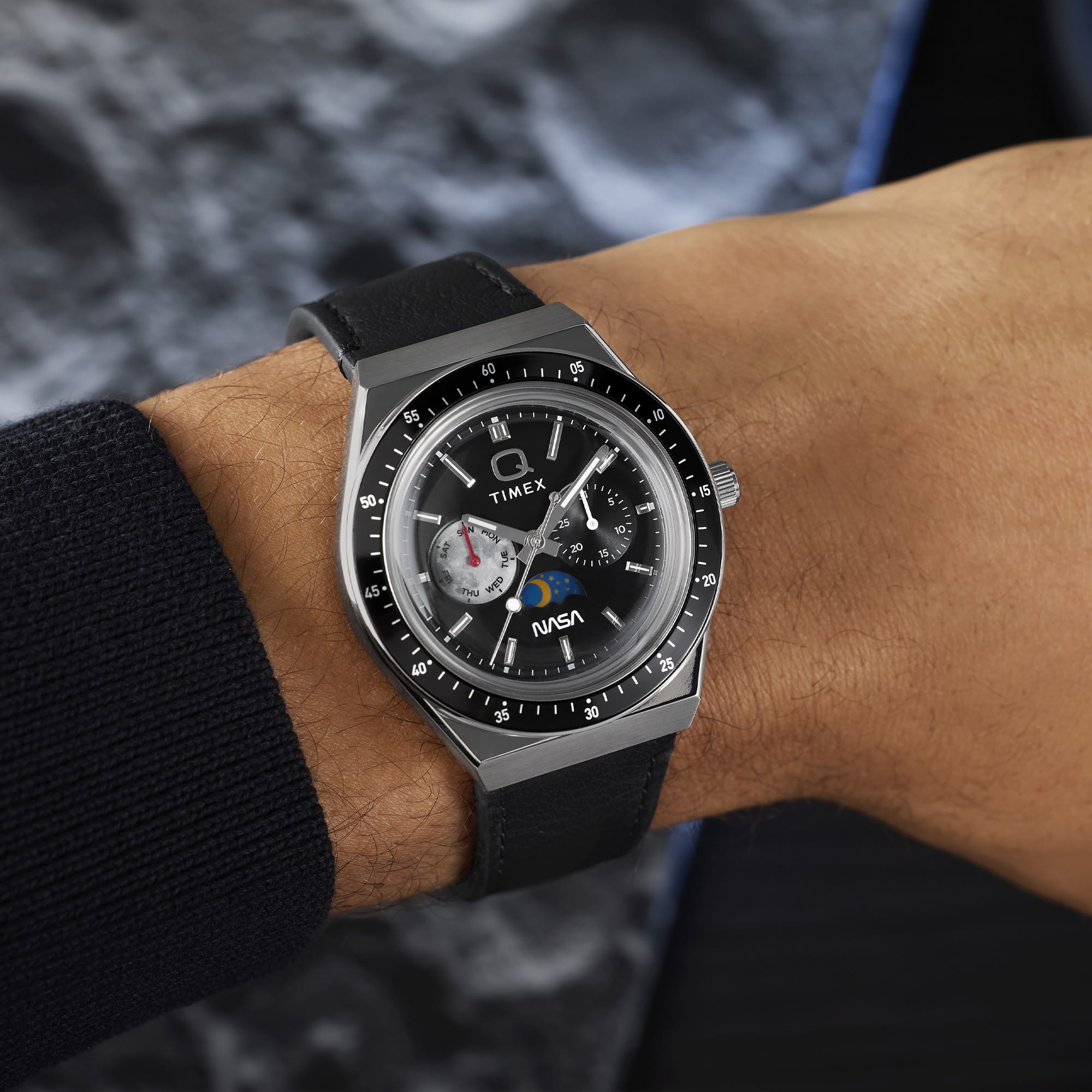 Timex Q Timex X NASA Quartz 40mm Watch TW2Y56800