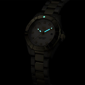 TAG Heuer Aquaracer Women's 27mm Stainless Steel & Yellow IP Quartz Watch WBD1422.BB0321