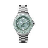 TAG Heuer Formula 1 Solargraph 38mm pastel green diamond dial stainless steel watch WBY111B.BA0042