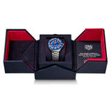 TAG Heuer Formula 1 Solargraph x Oracle Red Bull Racing WBY111F.BA0042 presented in its TAG Heuer packaging, shown with the watch secured inside the structured interior.