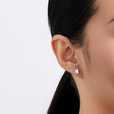Freshwater Pearl & Cubic Zirconia Drop Earrings in Sterling Silver