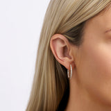 1.00ct TW Diamond Hoop Earrings in 9ct Yellow Gold
