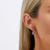 Filigree Euro Ball Earrings in Sterling Silver