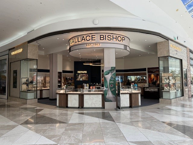 Wallace Bishop store interior inside a shopping centre