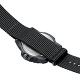 Back view of the Luminox Navy SEAL Foundation Men's 45mm Quartz Watch XS.3517.NSF.SET with nato band