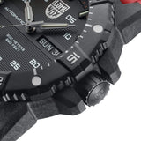 Close up of Luminox Black Case