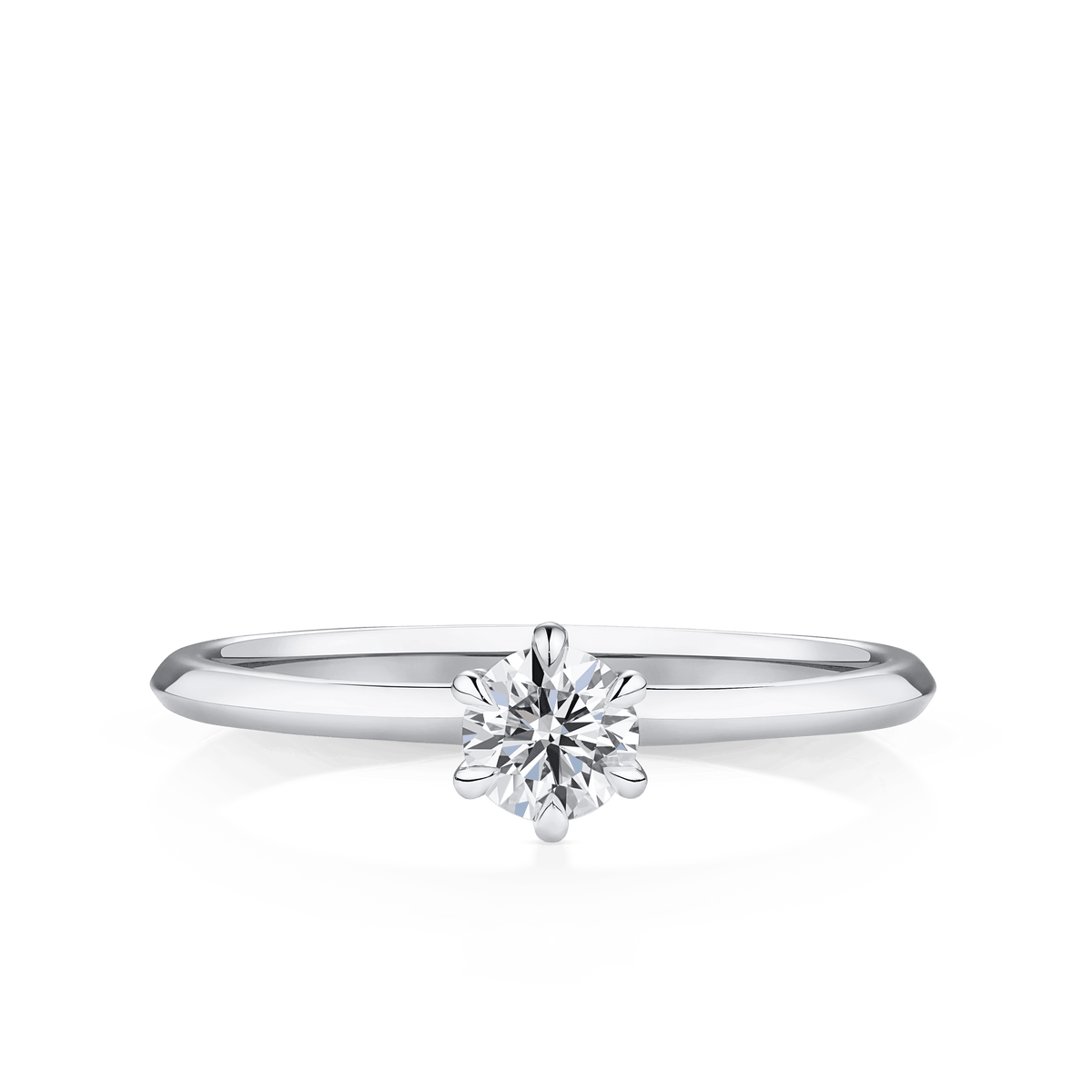 Amāre 0.30 Carat TW Diamond Solitaire Engagement Ring set in Platinum - Wallace Bishop