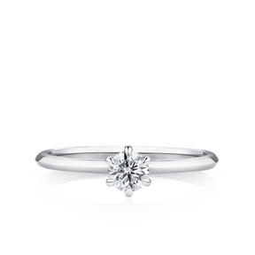 Amāre 0.30 Carat TW Diamond Solitaire Engagement Ring set in Platinum - Wallace Bishop