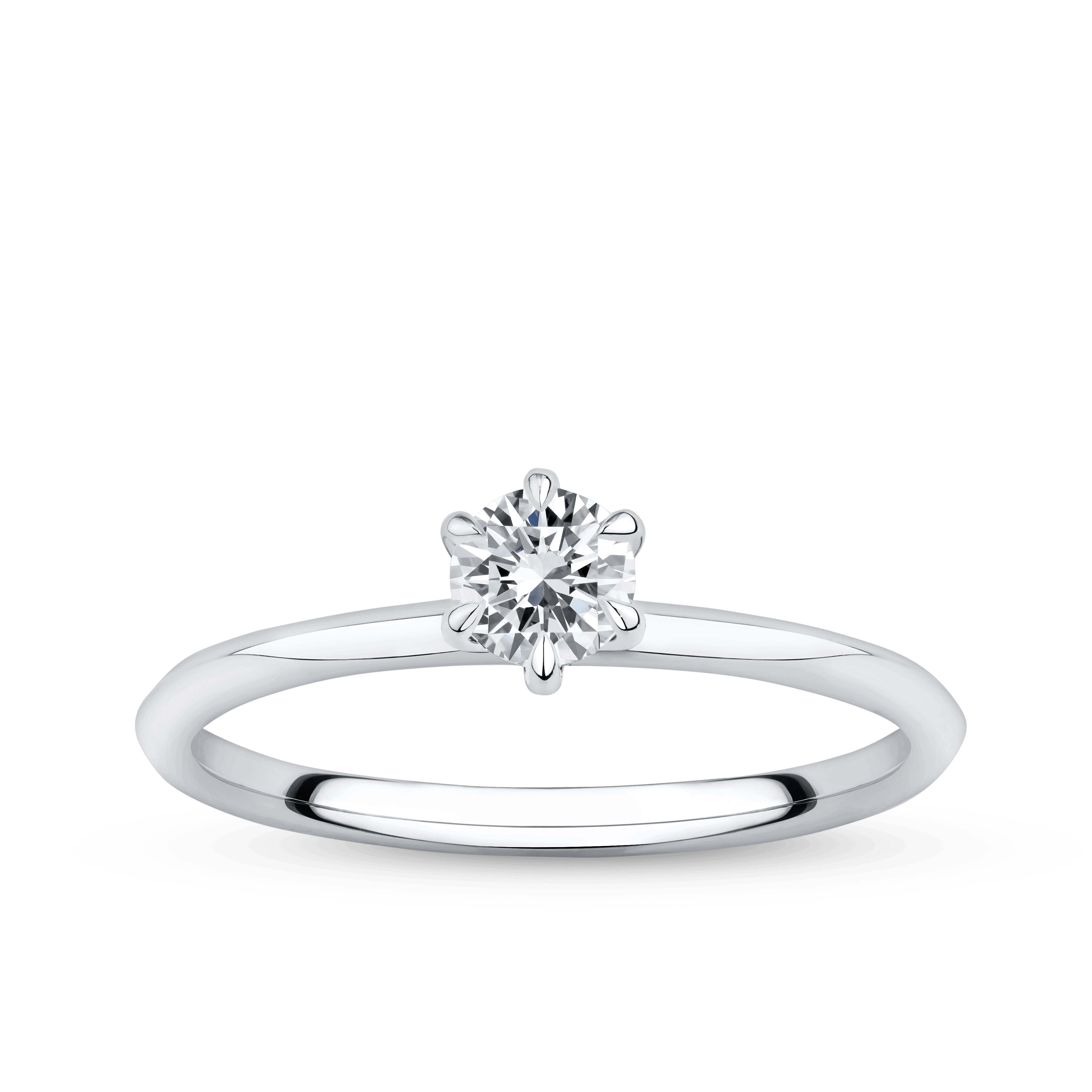 Amāre 0.30 Carat TW Diamond Solitaire Engagement Ring set in Platinum - Wallace Bishop