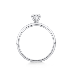 Amāre 0.30 Carat TW Diamond Solitaire Engagement Ring set in Platinum - Wallace Bishop