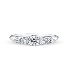 Amāre 0.50 Carat TW Diamond Five Stone Ring set in Platinum - Wallace Bishop