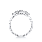 Amāre® 0.50 Carat TW Diamond Five Stone Ring set in Platinum