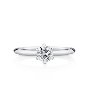 Amāre 0.50 Carat TW Diamond Solitaire Engagement Ring set in Platinum - Wallace Bishop