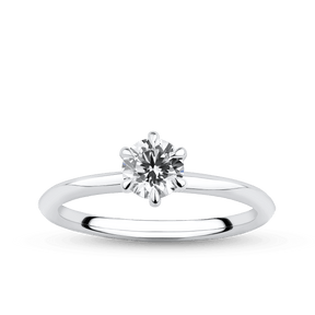 Amāre 0.50 Carat TW Diamond Solitaire Engagement Ring set in Platinum - Wallace Bishop