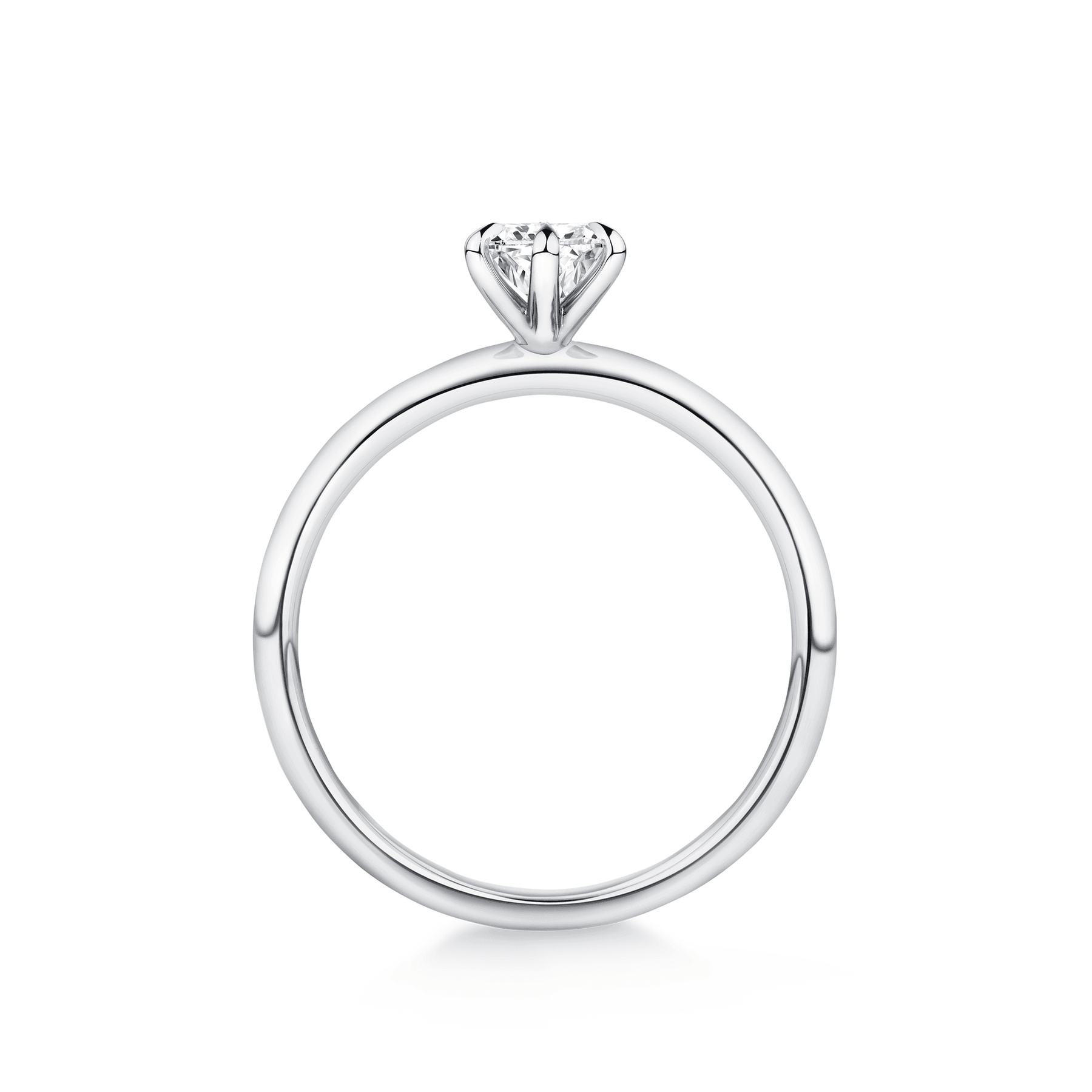 Amāre 0.50 Carat TW Diamond Solitaire Engagement Ring set in Platinum - Wallace Bishop