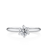 Amāre® 0.70 Carat Diamond Solitaire Engagement Ring set in Platinum