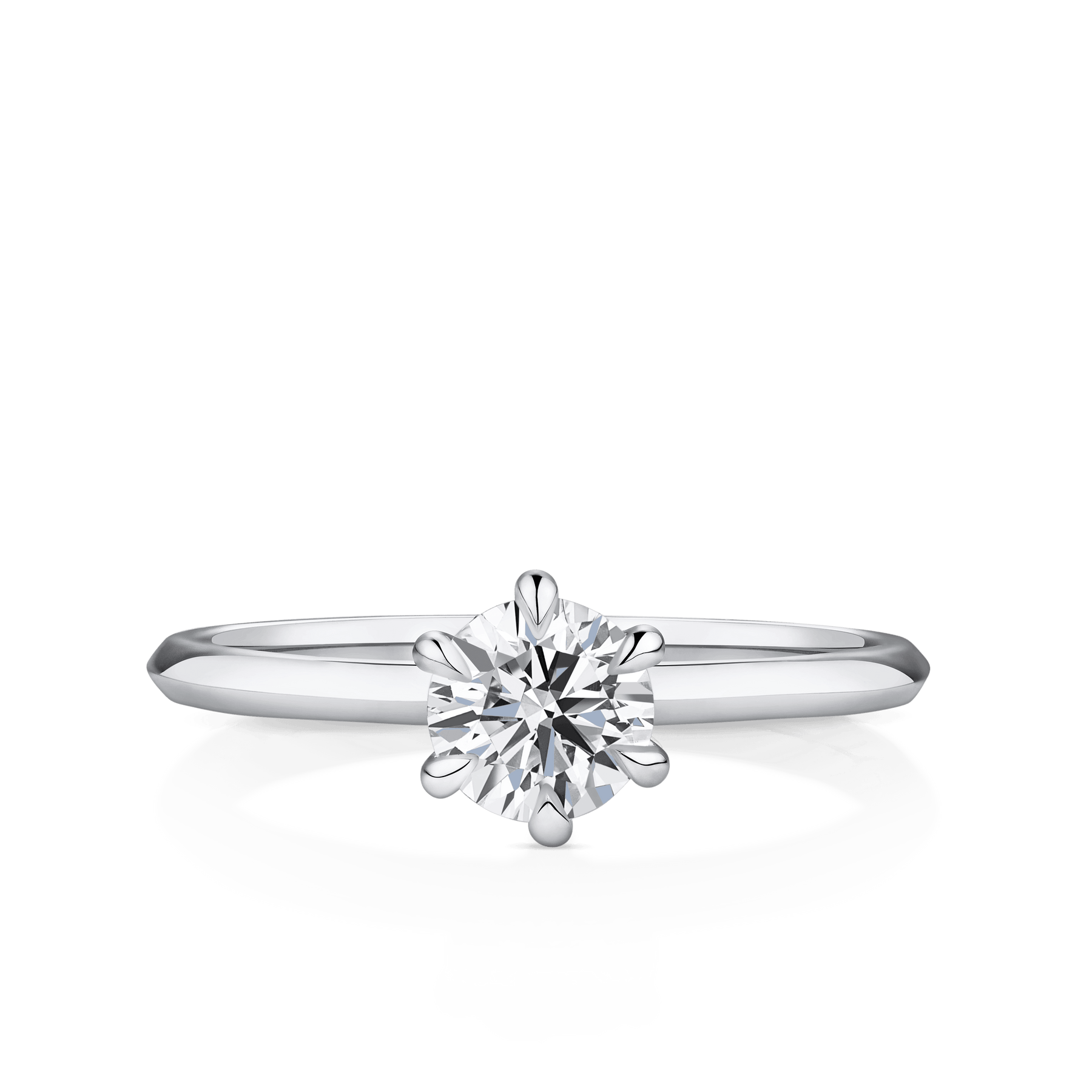 Amāre 0.70 Carat TW Diamond Solitaire Engagement Ring set in Platinum - Wallace Bishop