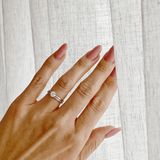 Amāre® 0.70 Carat Diamond Solitaire Engagement Ring set in Platinum