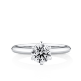Amāre 1.00 Carat TW Diamond Solitaire Engagement Ring set in Platinum - Wallace Bishop