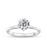 Amāre® 1.00 Carat Diamond Solitaire Engagement Ring set in Platinum