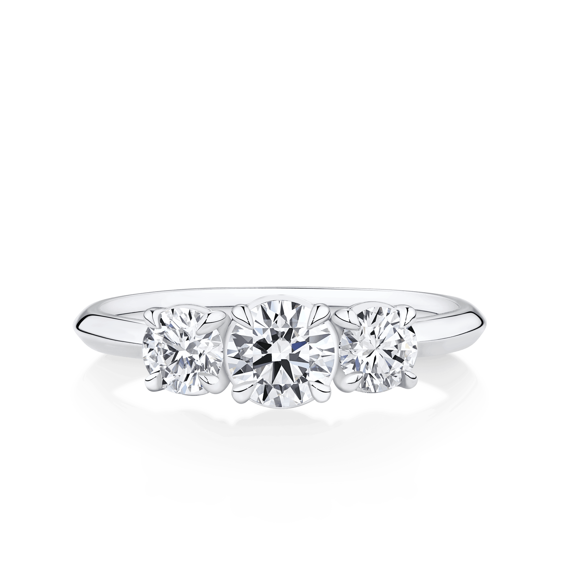 3 stone top diamond anniversary rings