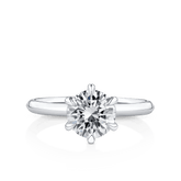 Amāre 1.50 Carat TW Diamond Solitaire Engagement Ring set in Platinum - Wallace Bishop