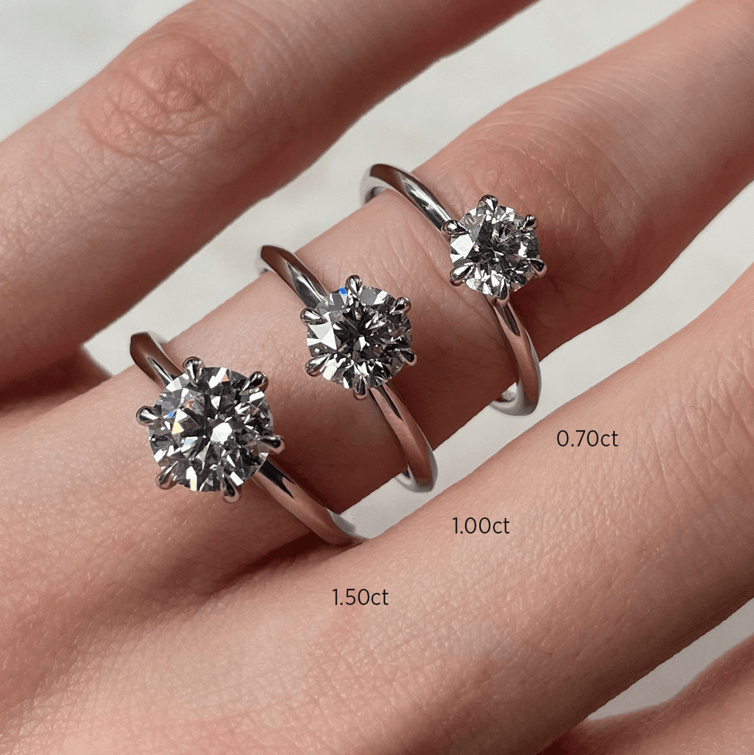 1.5 carat and 0.7 carat pear shaped diamond solitaire rings.  #mayalqassarjewelry #jewelrydesigner #ring #solitairering #diamondring  #pea... | Instagram
