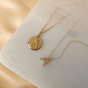 Angel Pendant in 9ct Yellow Gold - Wallace Bishop