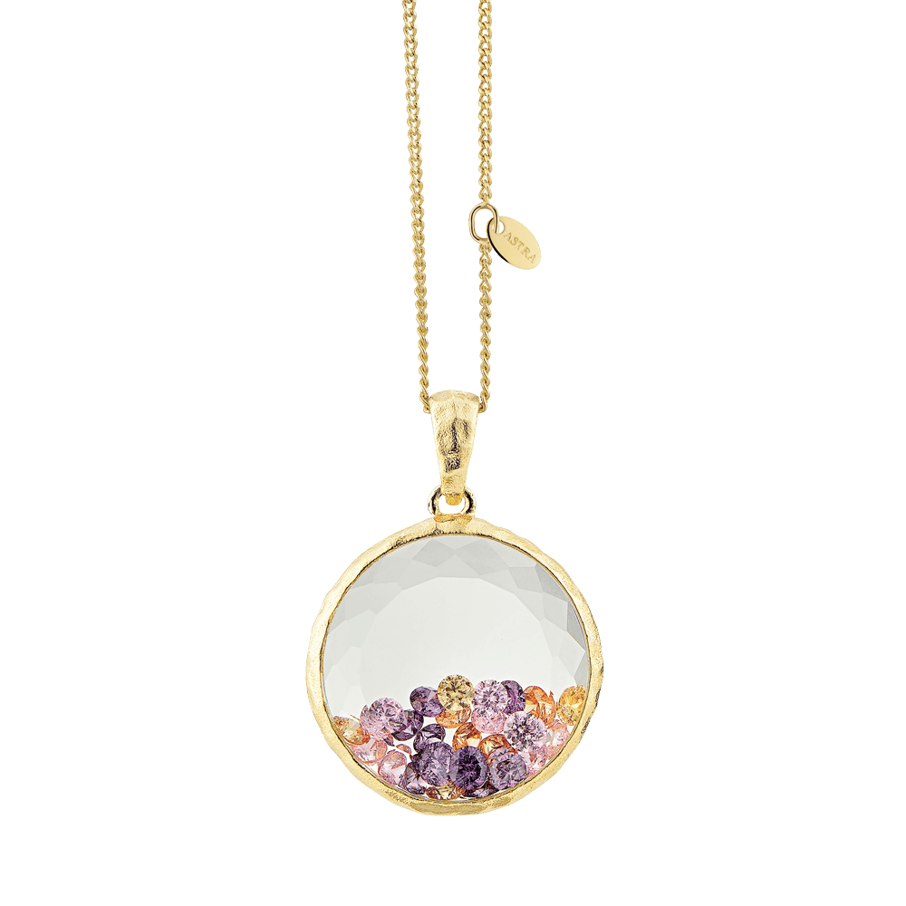 Chain with circle pendant deals