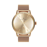 August Berg Men's Serenity Gold PVD Quartz Fashion 40mm Watch Champagne Dial 10140D02MGD - Wallace Bishop